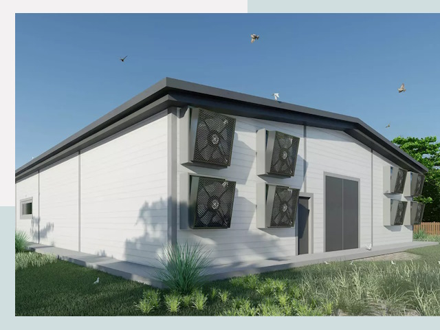 Строительство птичников в Холмске