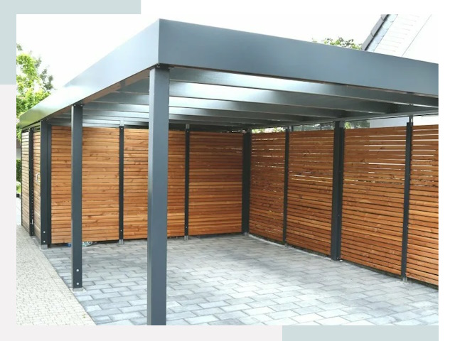 Навесы для парковки в Холмске