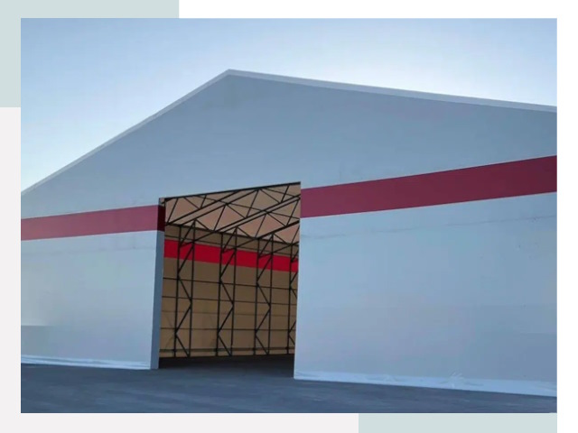 Быстровозводимые ангары в Холмске