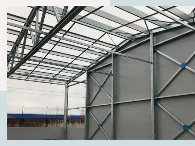 Каркасные ангары от СтальСтрой-Хлм по цене от 616 руб.