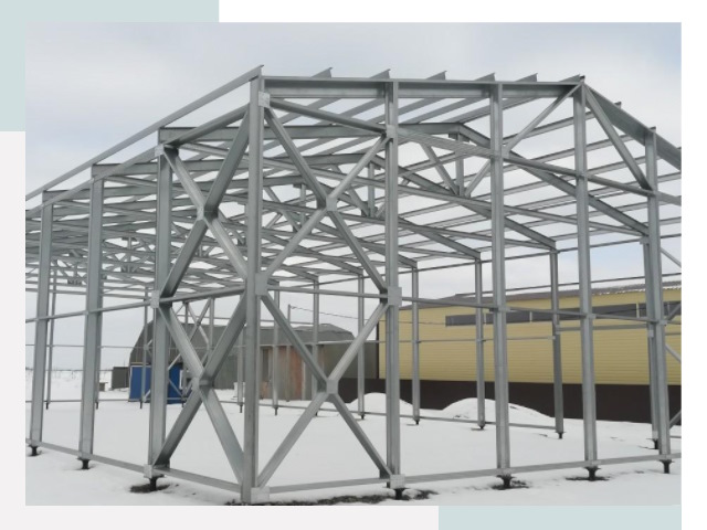 Каркасные ангары в Холмске
