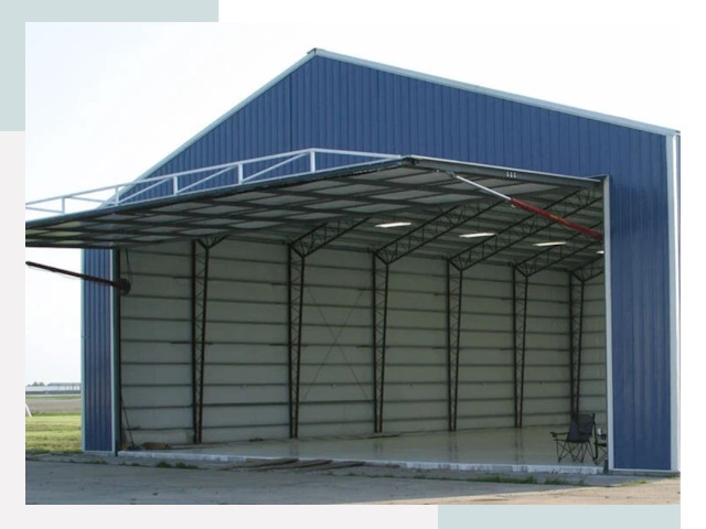 Прямо стенные ангары в Холмске