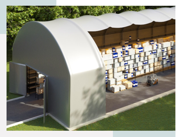 Тентовые ангары в Холмске