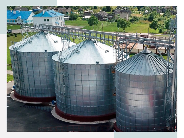 Металлические силосы в Холмске