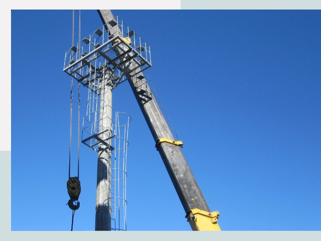 Монтаж осветительных мачт в Холмск от 616 руб.