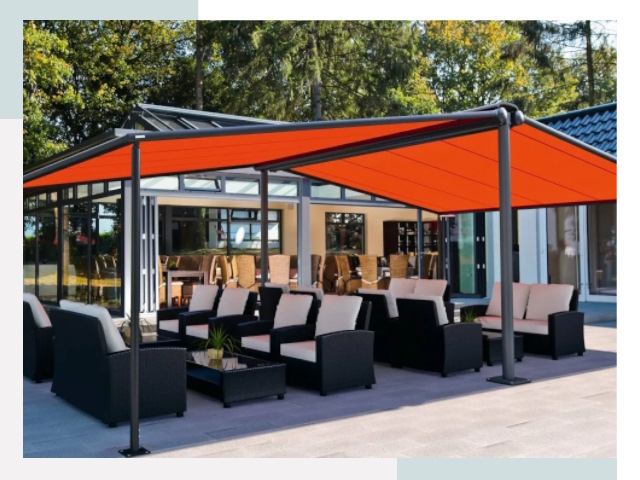 Навесы для кафе и ресторанов в Холмске