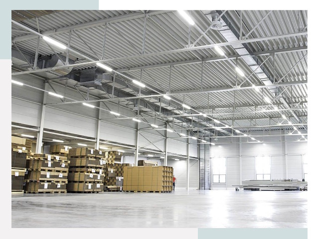 Освещение ангаров в Холмске