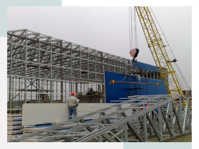 Монтаж ангаров в Холмске