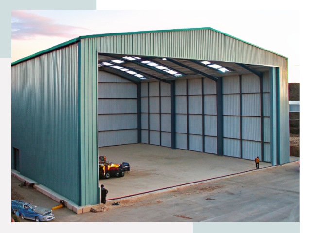 Строительство ангаров в Холмске